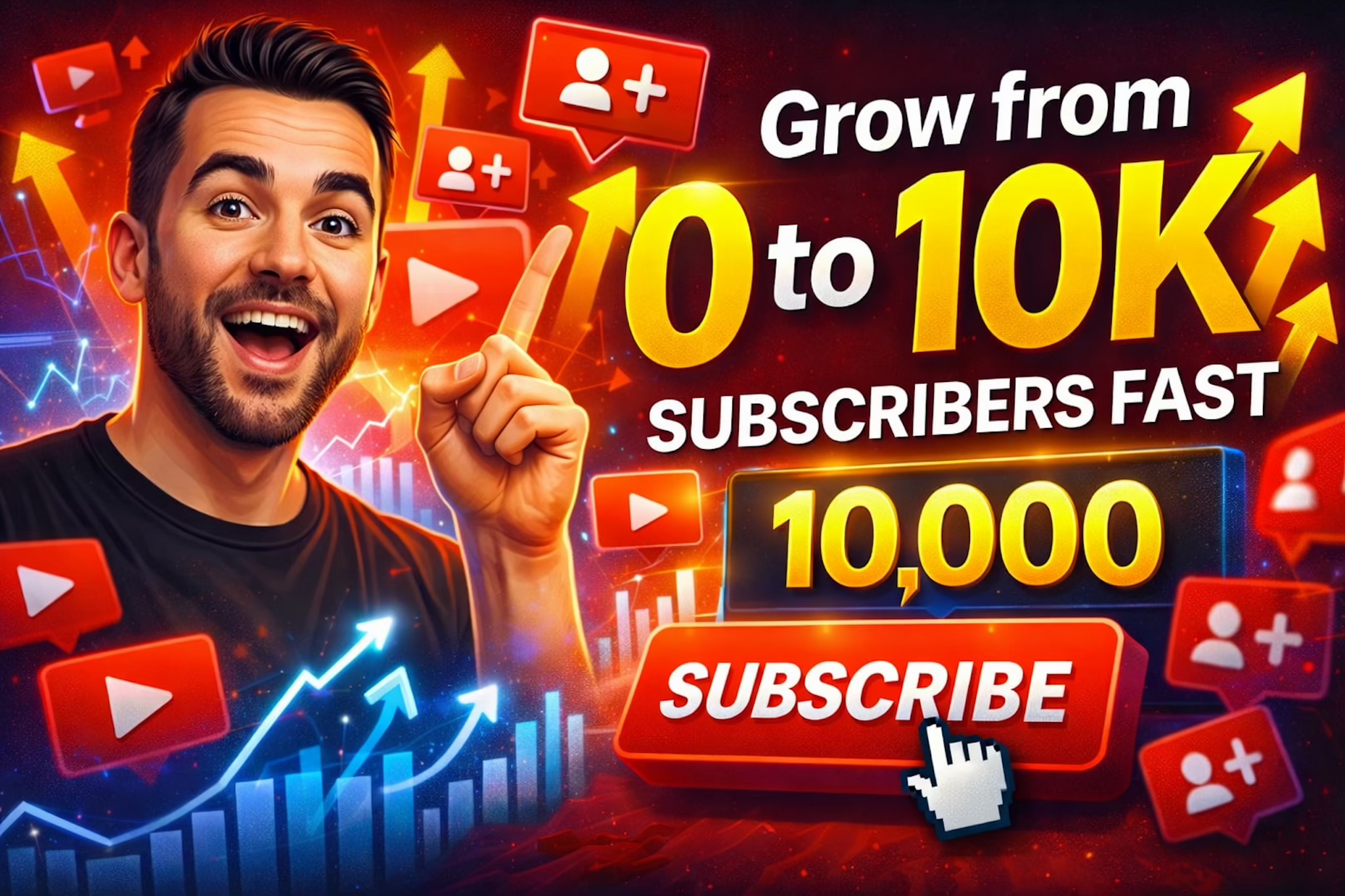 Grow From 0 to 10K Subscribers Fast